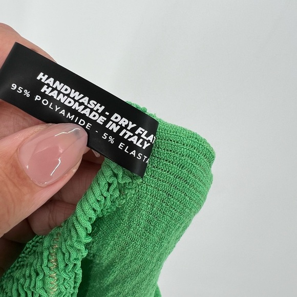 Reina Olga Ruby Textured High Cut Swimsuit - Picture 7 of 7